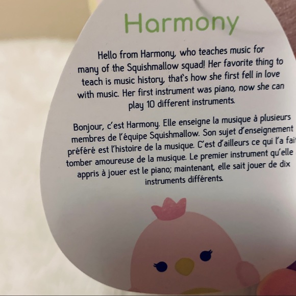 Squishmallow Harmony Swan Princess 🦢 👑, Easter Spring 🐣 🌸, 5” New - Picture 10 of 10